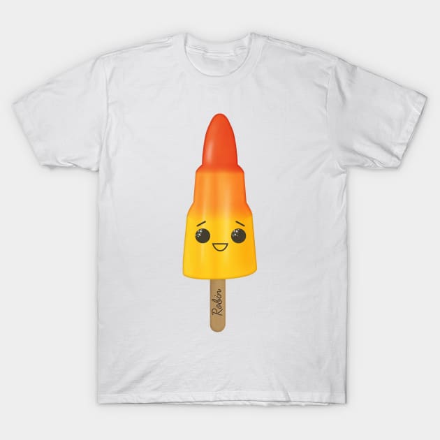 Robin Rocket *Clear BG* T-Shirt by LozMac